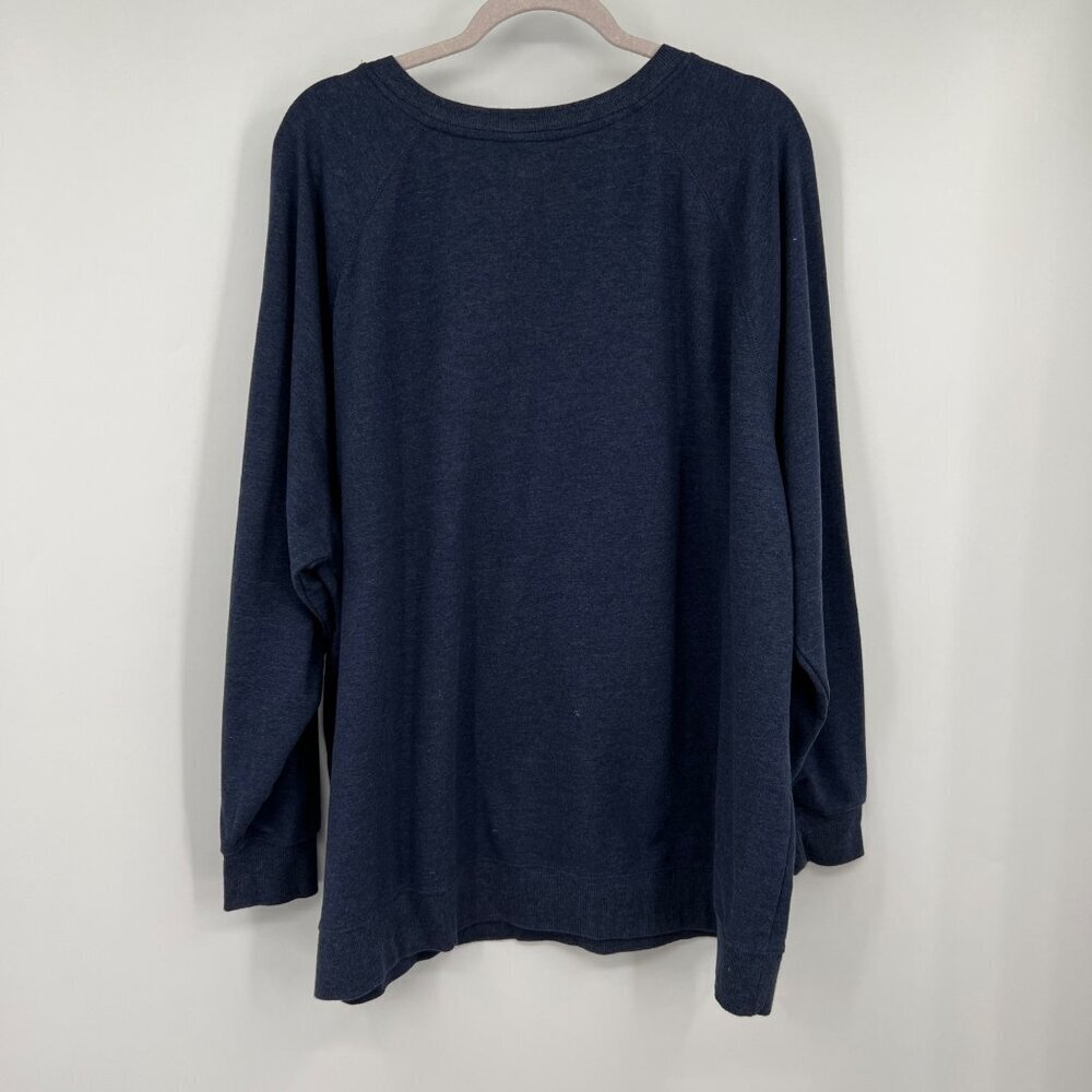 Wild Fox Sweatshirt Good Vibes Pullover Womens plus size 2X Oversized Crew Neck - Picture 8 of 11